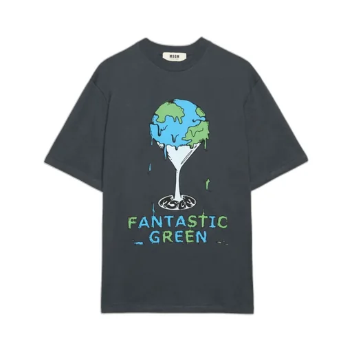 Graphic Print Cotton T-Shirt