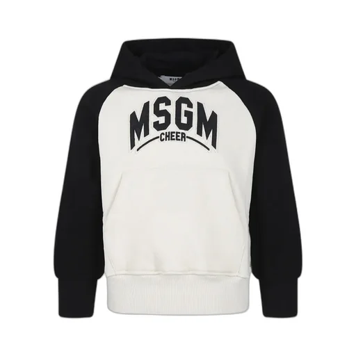 Logo Printed Drop Shoulder Hoodie