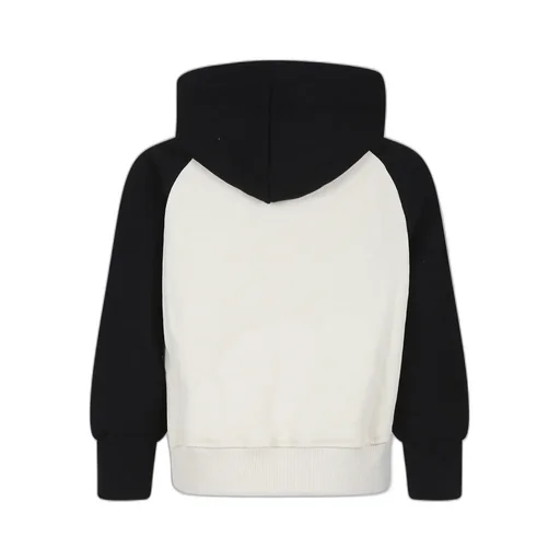 Logo Printed Drop Shoulder Hoodie