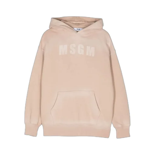 Logo Printed Straight Hem Hoodie