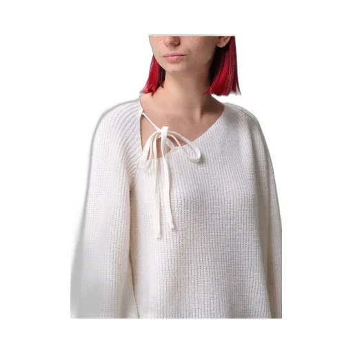 Tie-Detailed Knit Jumper