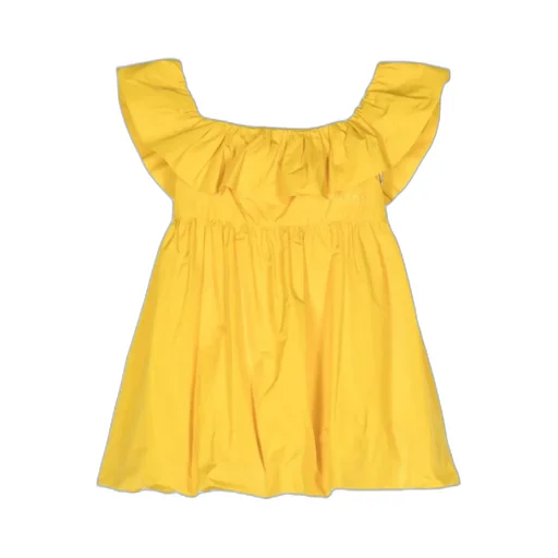Logo Embroidered Midi Dress
