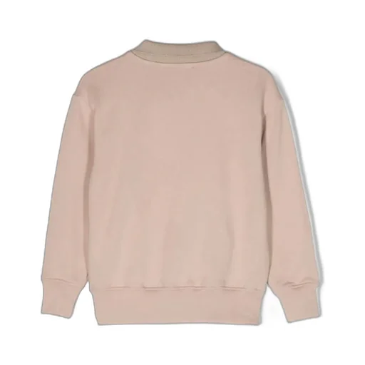 Logo Printed Long-Sleeved Polo Shirt