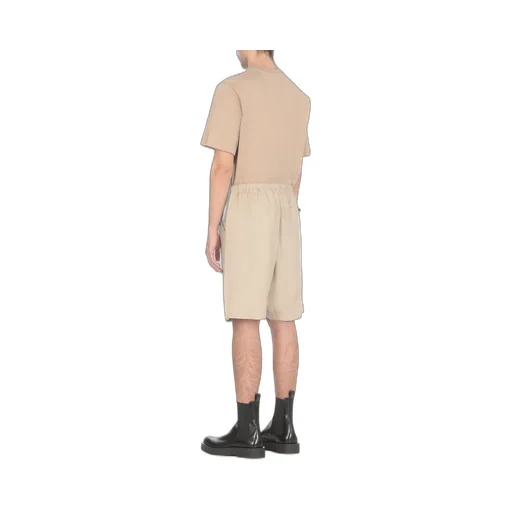 Buckle-Strap Fastened Thigh-Length Shorts
