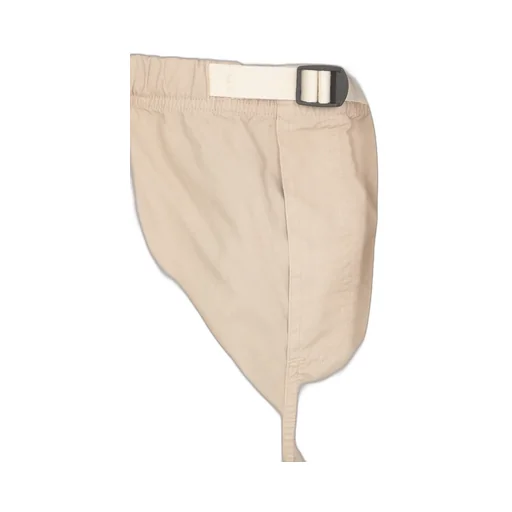 Buckle-Strap Fastened Thigh-Length Shorts