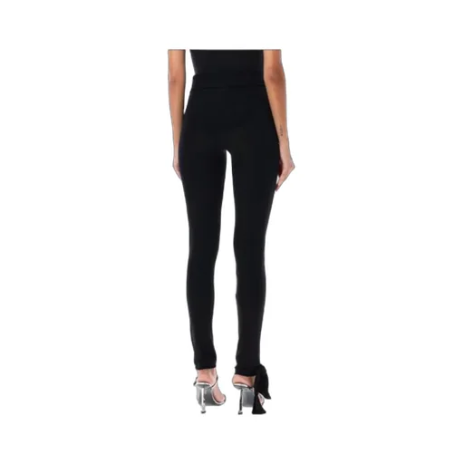 High-Waist Ribbon Leggings