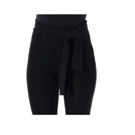 High-Waist Ribbon Leggings