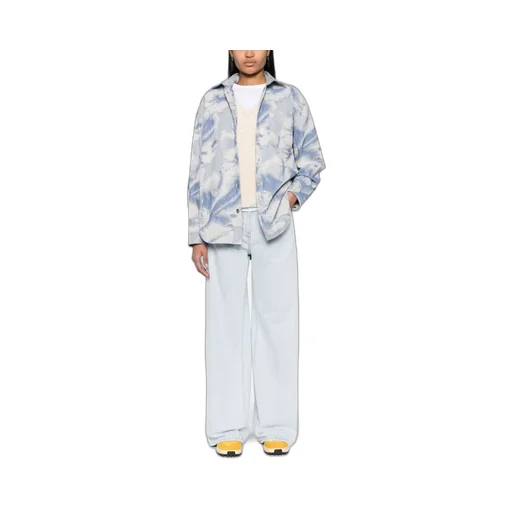 Logo Patch Wide-Leg Jeans