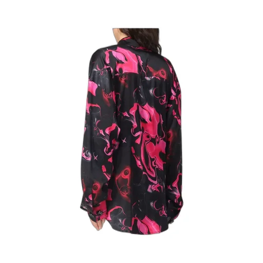 Allover Graphic Printed Long-Sleeved Shirt