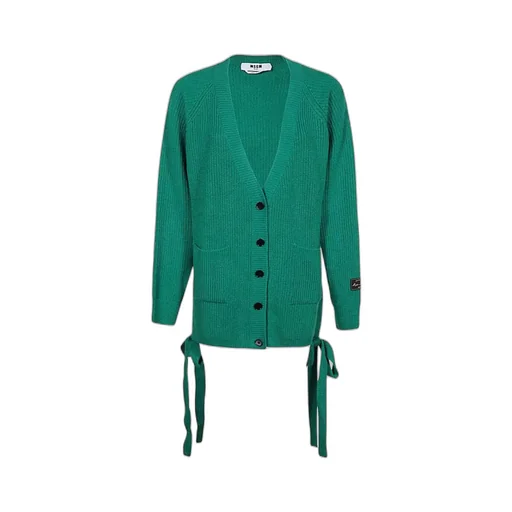 Logo Patch Knitted Cardigan