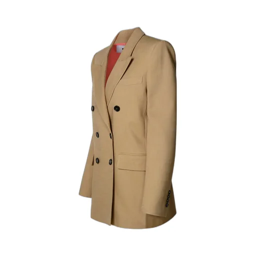 Double-Breasted Long Sleeved Blazer