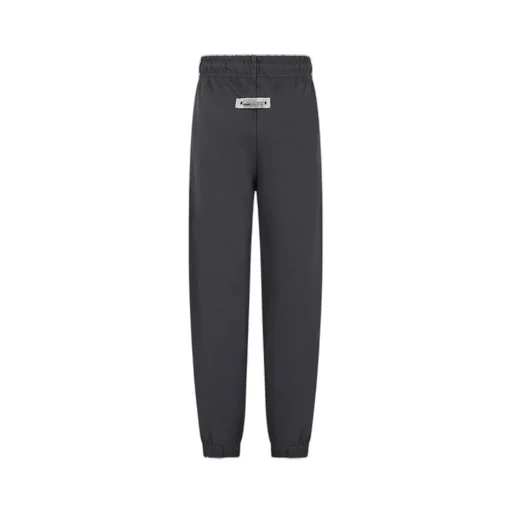 Rubberised Logo Cotton Trousers
