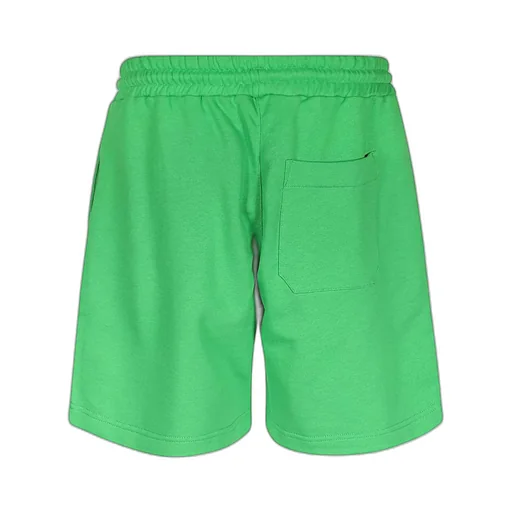 Elasticated-Waistband Logo-Detail Shorts