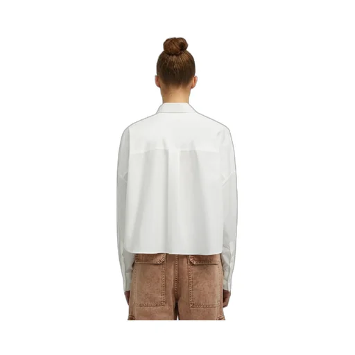 Sequin-Embellished Cat Cotton Shirt