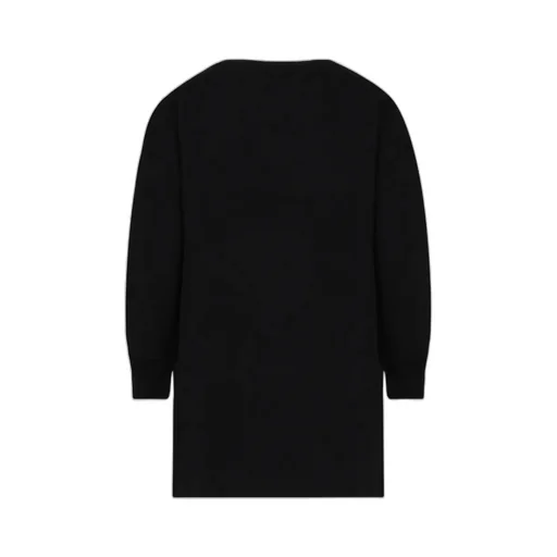 Crystal-Embellished Sweatshirt Dress