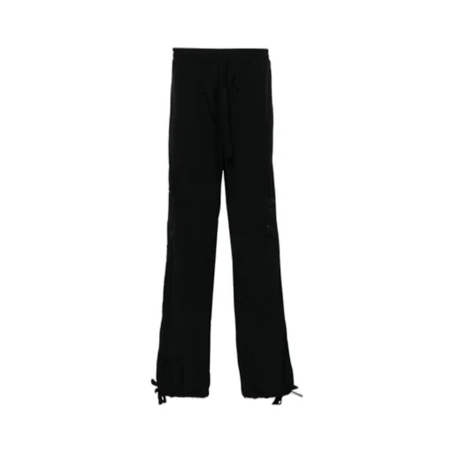 Straight-Leg Drawstring Ankles Ripstop Cargo Trousers