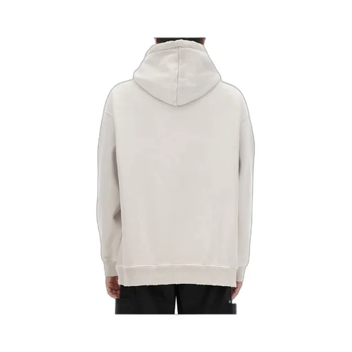 Distressed Effect Drawstring Hoodie