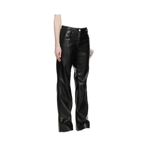 High-Waisted Flared Trousers
