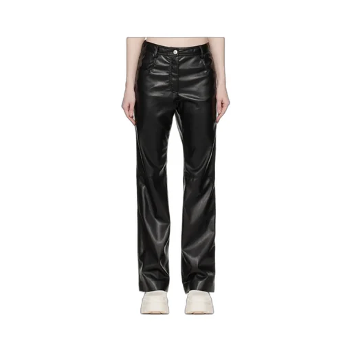 High-Waisted Flared Trousers