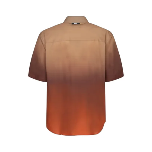 Gradient Effect Short-Sleeved Shirt