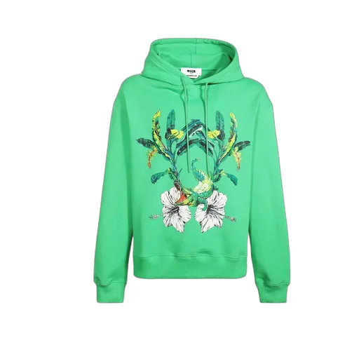 Floral-Print Hoodie