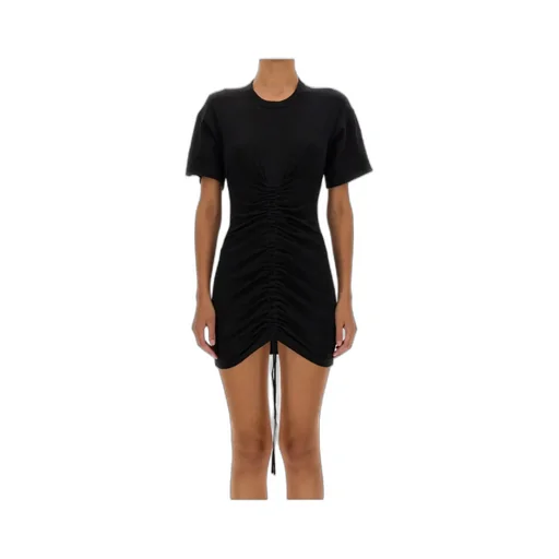 Cutout Ruched T-Shirt Dress