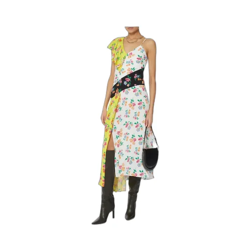 Floral-Printed Asymmetric Dress