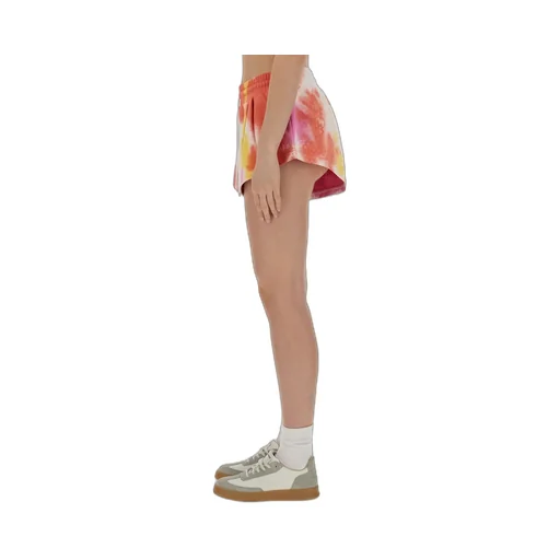Tie-Dyed Drawstring Bermuda Shorts