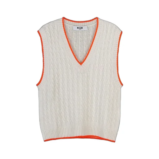 V-Neck Knit Vest