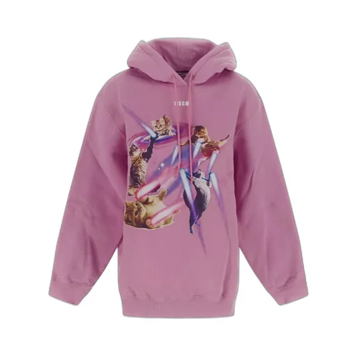 Graphic-Print Long-Sleeve Hoodie