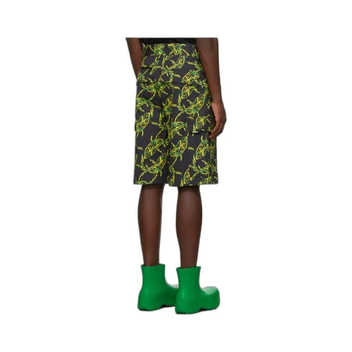 Shark-Print Cargo Shorts