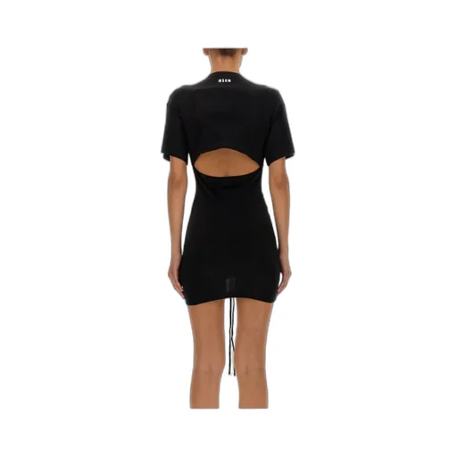 Cutout Ruched T-Shirt Dress