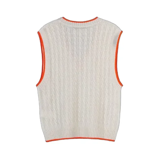 V-Neck Knit Vest