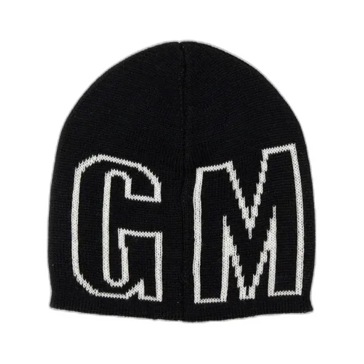 Logo Intarsia Knit Beanie