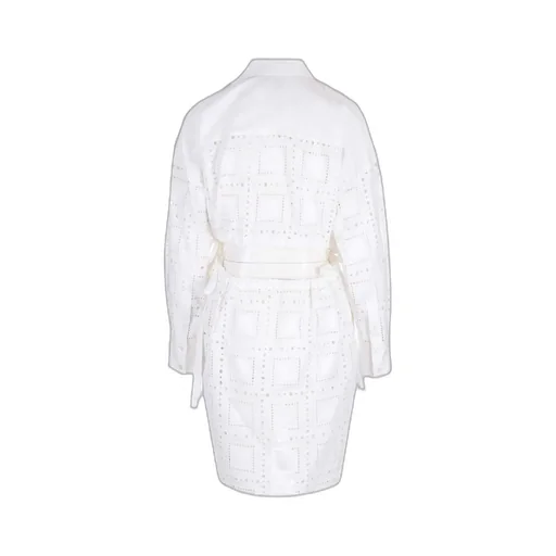 Cut-Out Detailed Button-Up Shirt Dress
