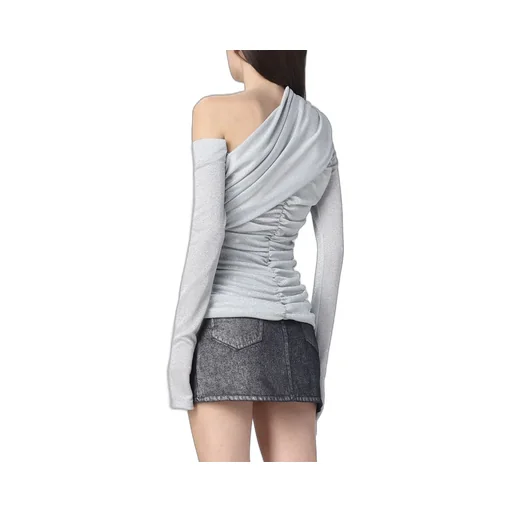 Draped Straight Hem Top