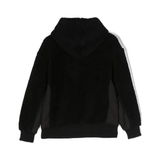 Logo-Embroidered Teddy Hoodie