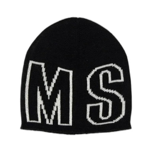 Logo Intarsia Knit Beanie