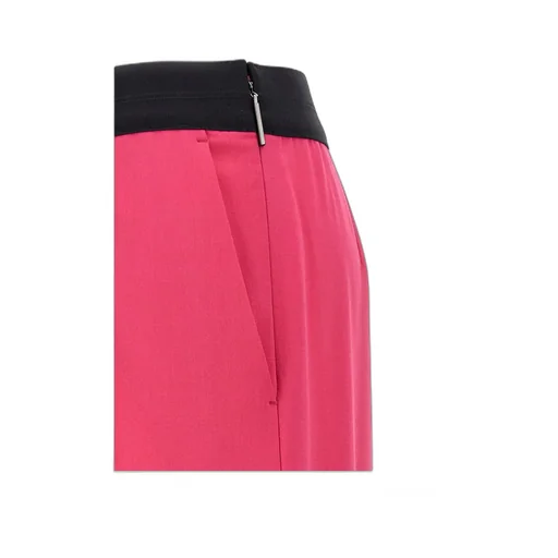 Logo-Waistband Wide-Leg Trousers