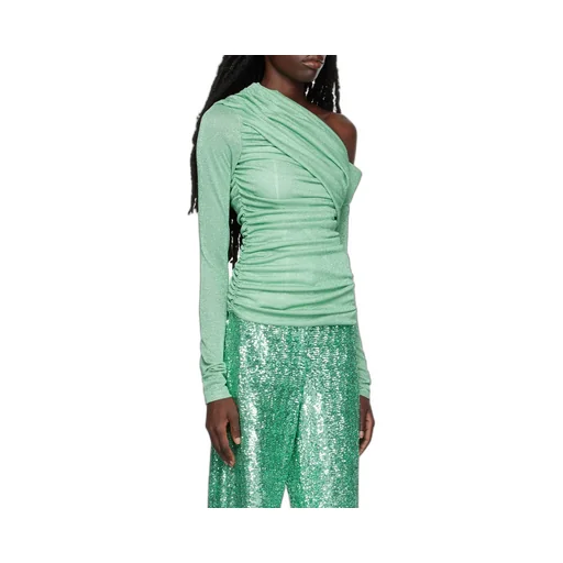 One-Shoulder Draped Top