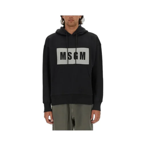 Logo Printed Drawstring Hoodie