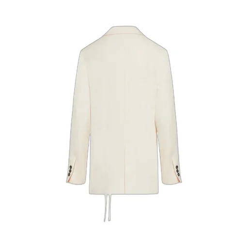 Lace-Up Tailored Blazer