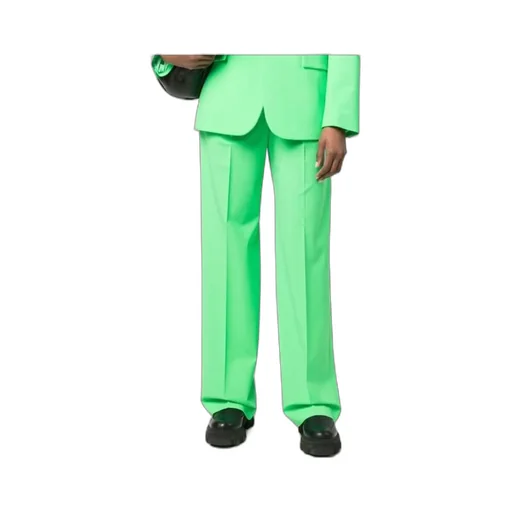High-Waist Straight-Leg Tailored Trousers