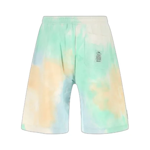 Fantastic Green Tie Dye Bermuda Shorts