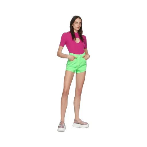 Logo Denim Shorts