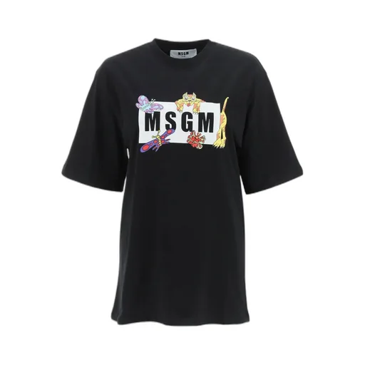 Round Collar Logo T-Shirt