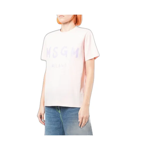 Brushstroke Logo-Print T-Shirt