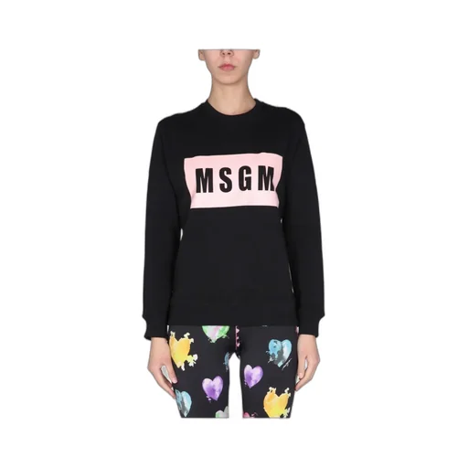 Logo-Print Crew Neck Sweatshirt