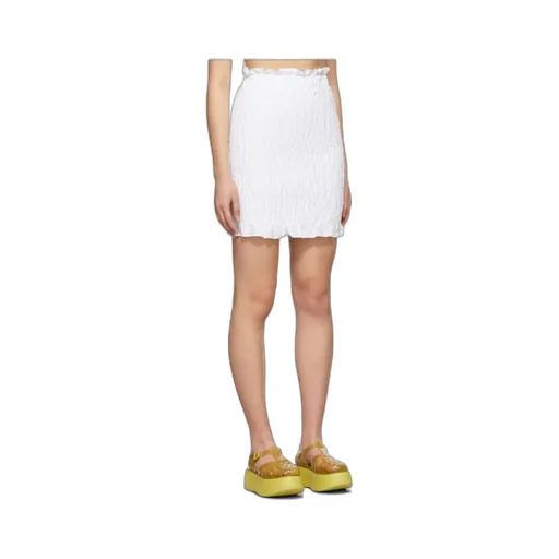 Logo Pleated Skirt