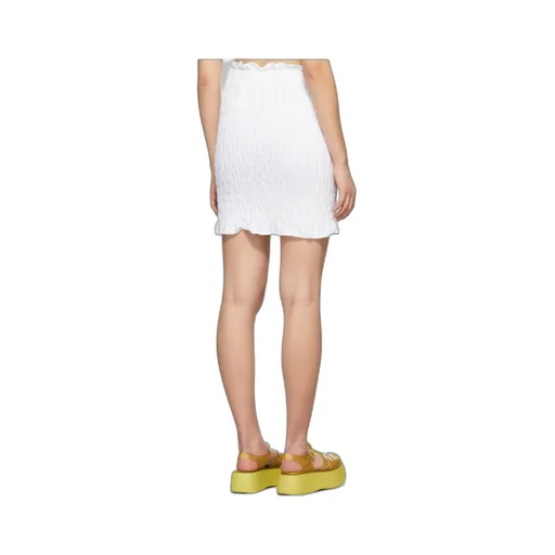 Logo Pleated Skirt